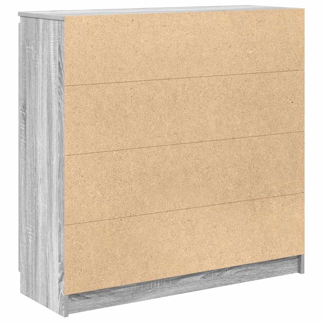 Skänk Sonoma Grå med lådor 100,5x35x98,5 cm