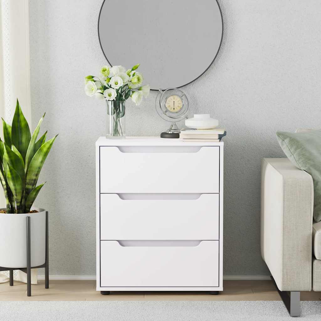 Skänk Vit VISNES 60x40x73 cm