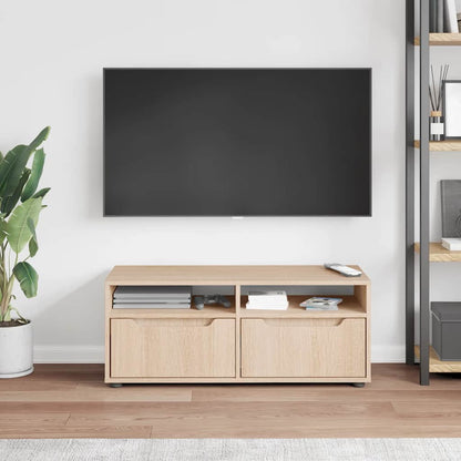 TV-bänk VISNES Sonoma ek 100x40x38 cm konstruerat trä