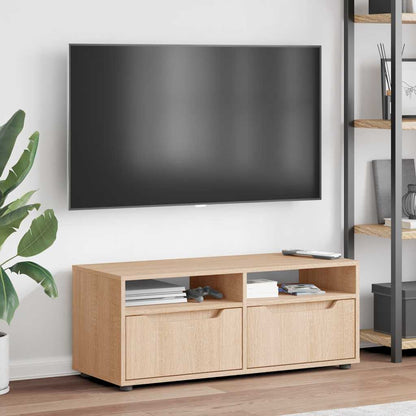 TV-bänk VISNES Sonoma ek 100x40x38 cm konstruerat trä