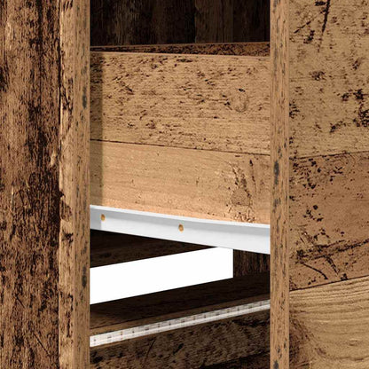 TV-Möbel Åldrat Trä TV-Bänk med låda 162.5 x 34 x 40 cm