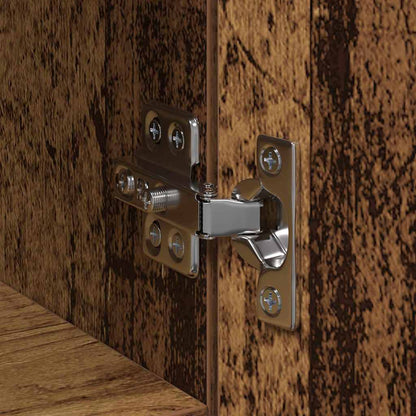 Skåp Åldrat Trä 50x42.5x185 cm