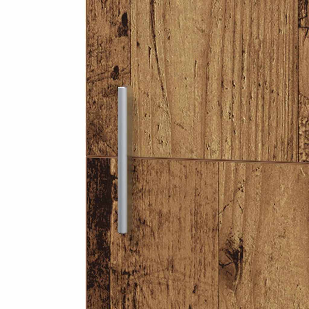 Skåp Åldrat Trä 50x42.5x185 cm