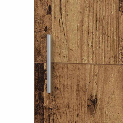 Skåp Åldrat Trä 50x42.5x185 cm