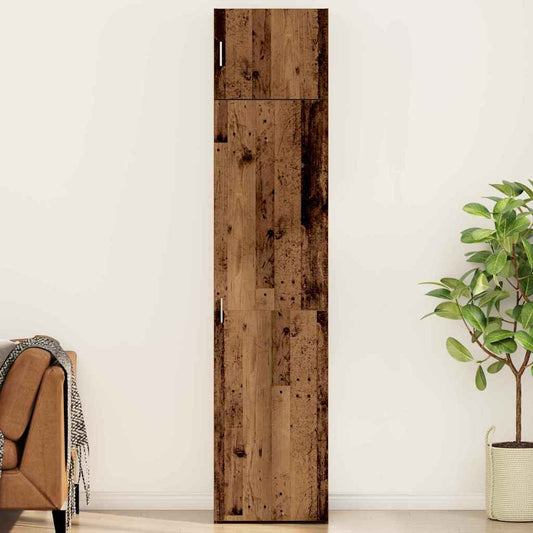 Skåp Åldrat Trä 50 x 41 x 225 cm