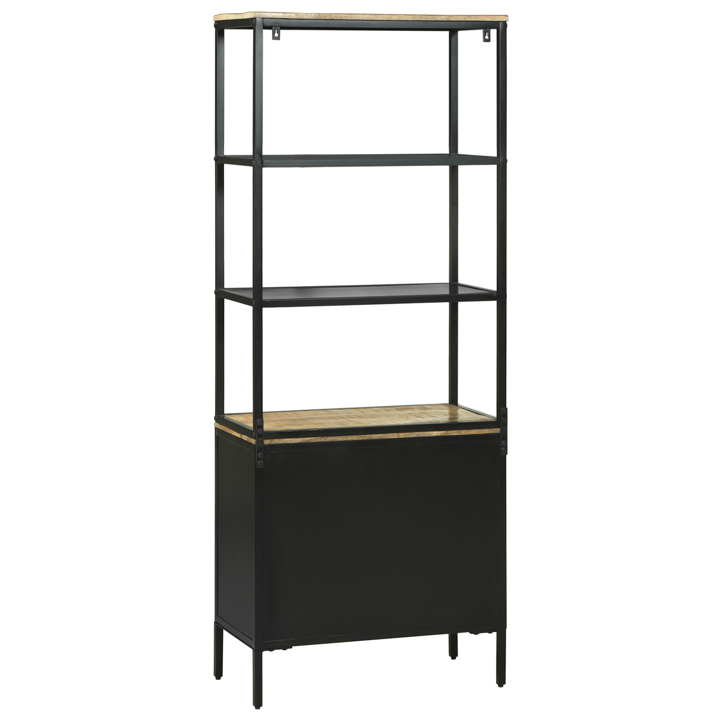 Skåp Trä 70x35x180 cm massivt mangoträ