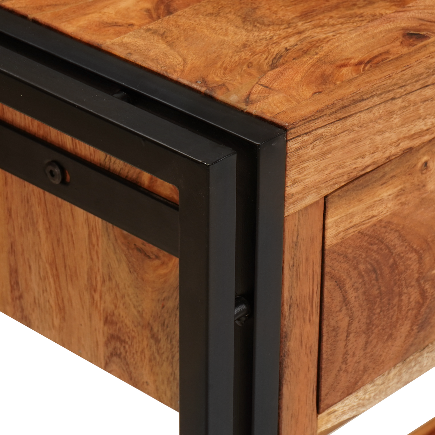 Avlastningsbord Konsollbord Trä 160 x 33 x 75 cm Solid akaciaträ