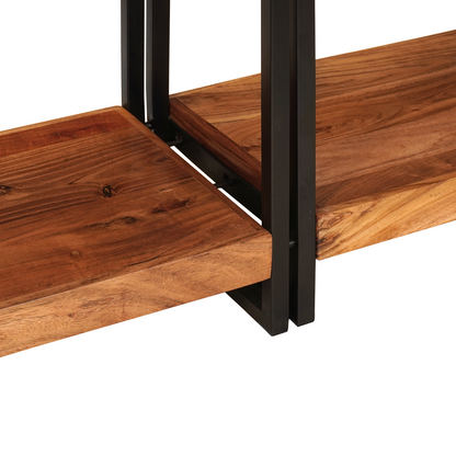 Avlastningsbord Konsollbord Trä 160 x 33 x 75 cm Solid akaciaträ