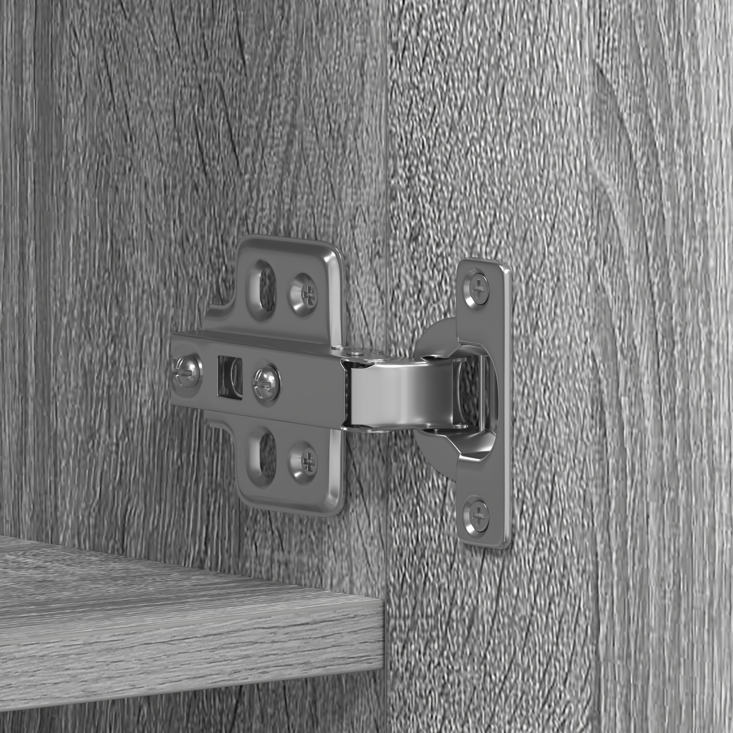 Skoställ Sonoma Grå Skoskåp 80x35,5x180 cm