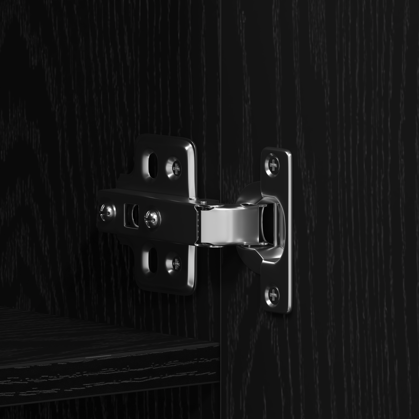 Skoställ Svart Ek Skoskåplaminat 80x35,5x180 cm