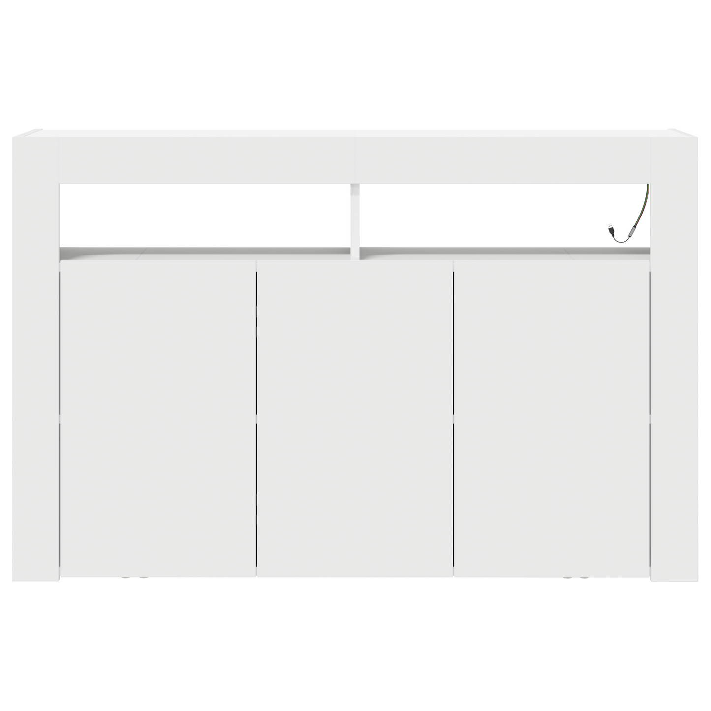 Skänk Vit 116 x 30 x 75 cm Modern