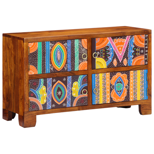 Skoställ Trä 90x35x55 cm i massivt akaciaträ