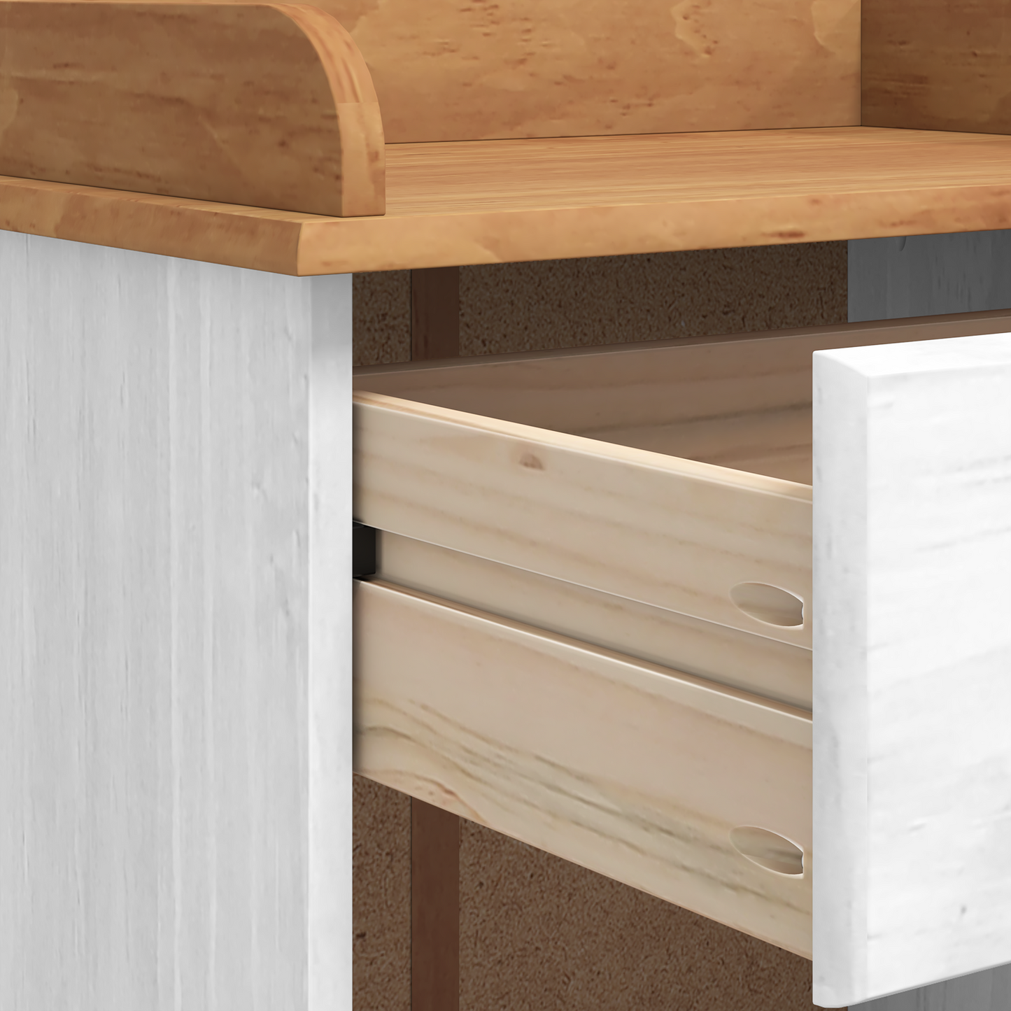 Vinställ "ASKIM" med 12 Flaskhållare Vit Massivt Trä Tall